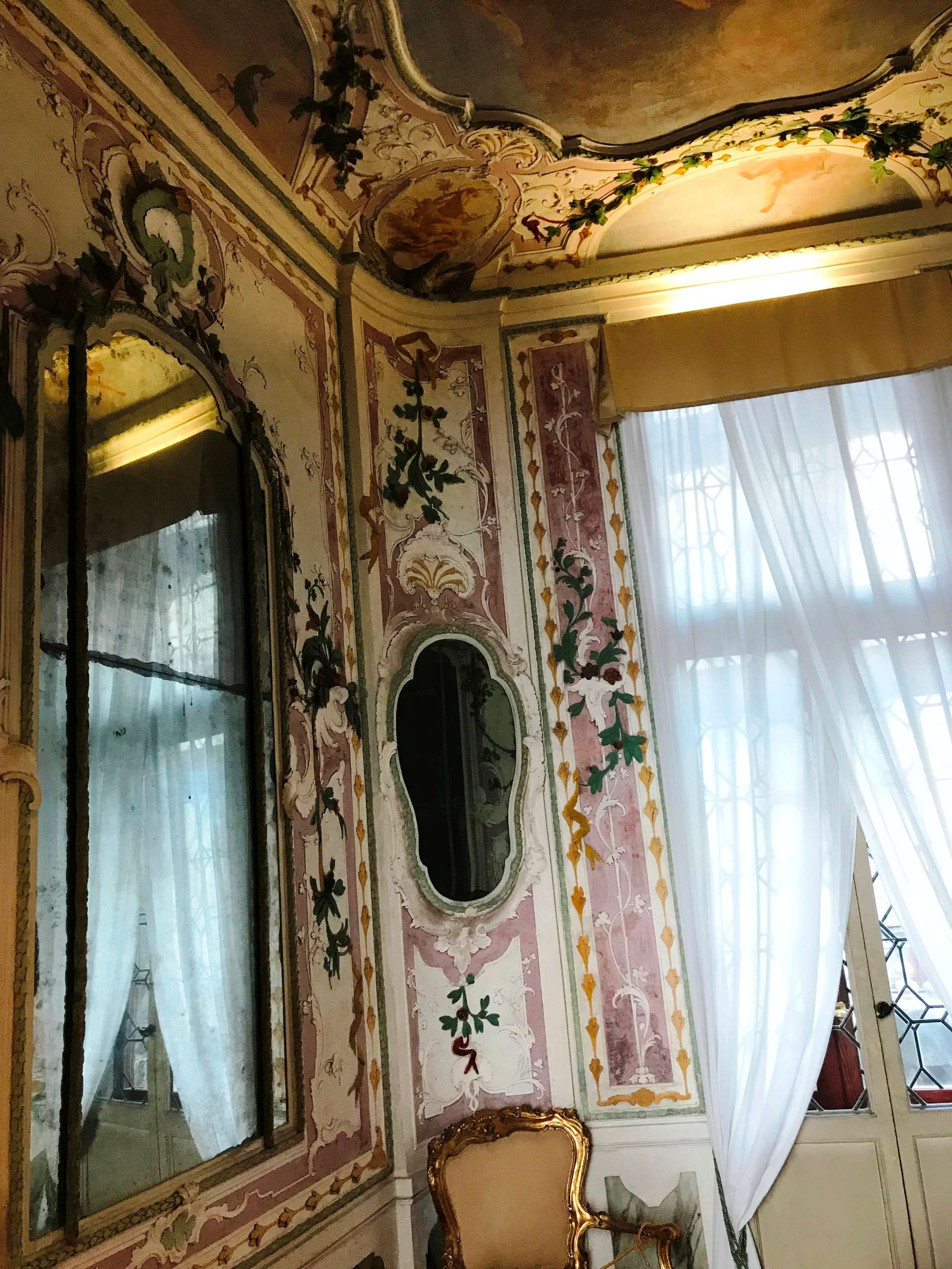 Ca' Rezzonico palace rooms, Casanova movie location