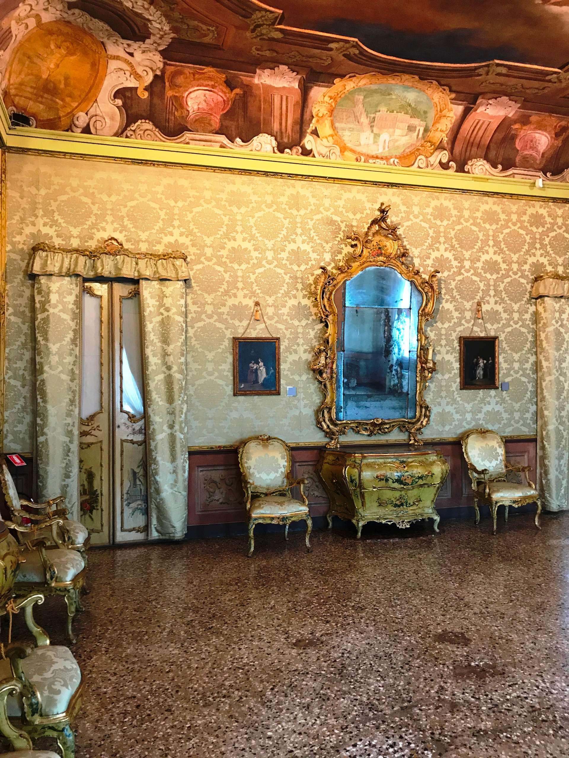 Ca' Rezzonico palace rooms, Casanova movie location