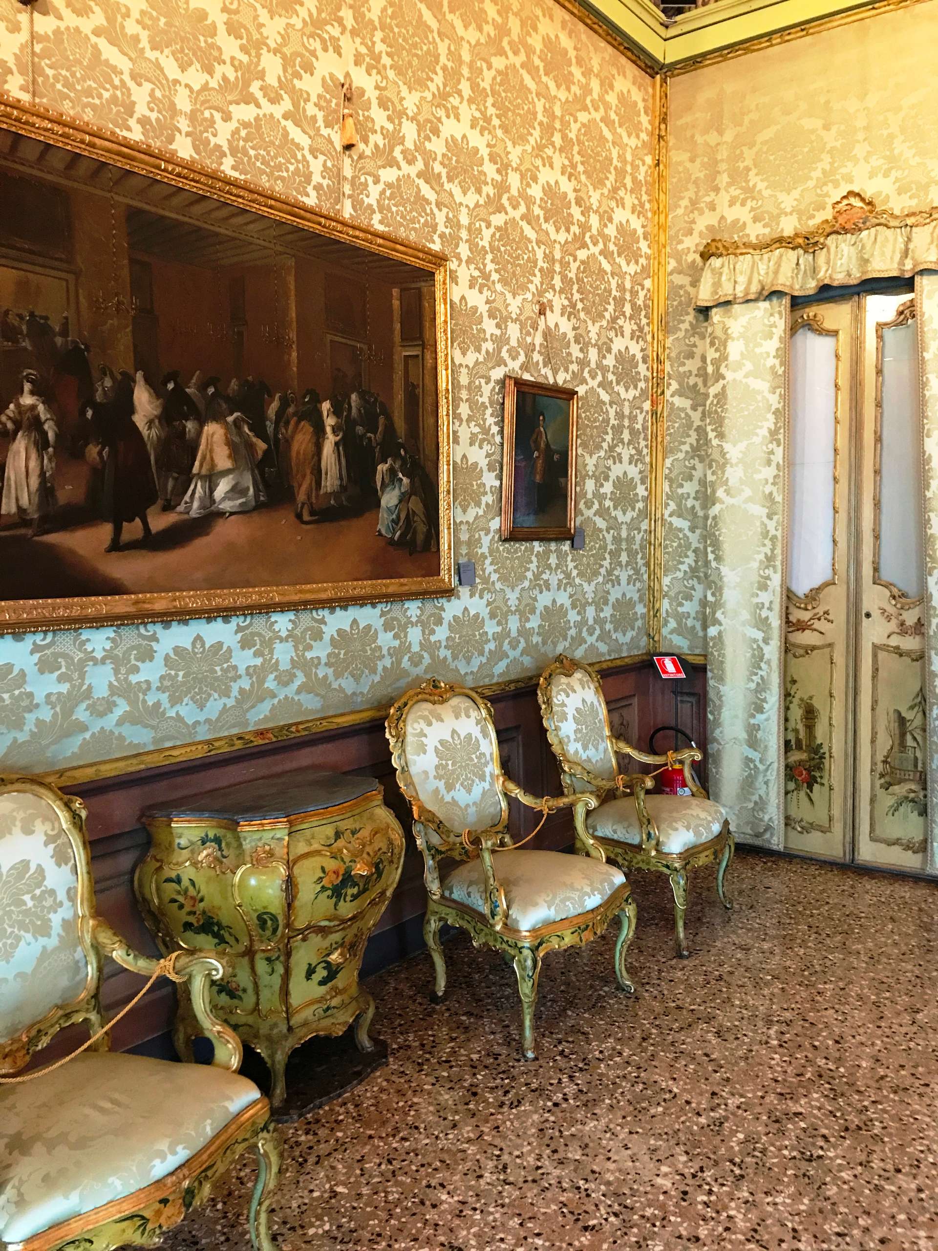 Ca' Rezzonico palace rooms, Casanova movie location