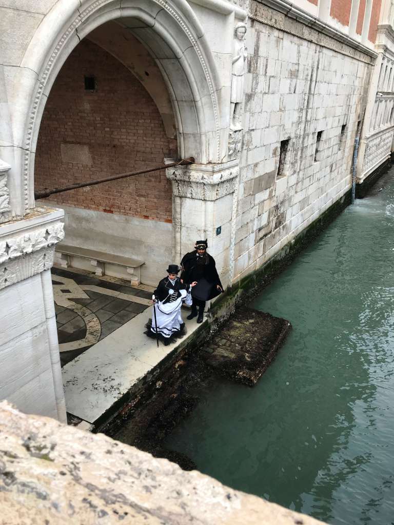 Next to Doge's Palace in St. Mark's square, Venice