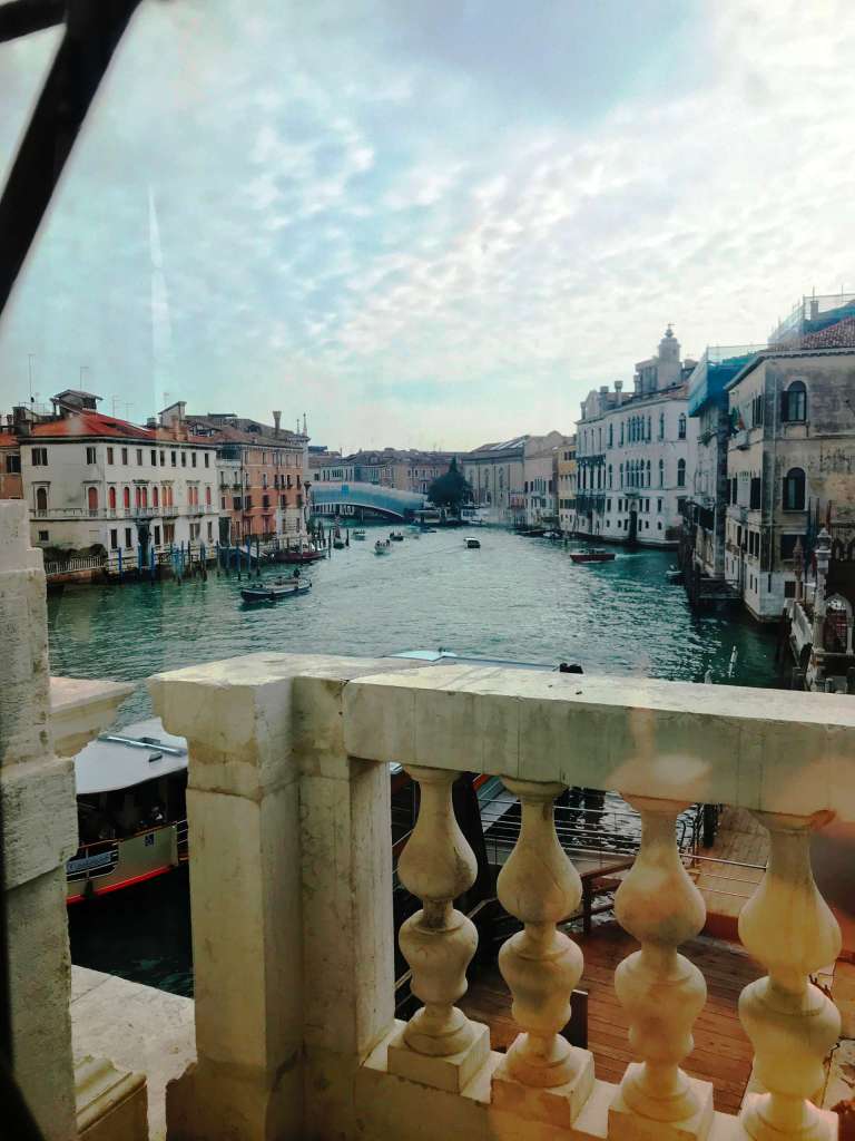 Grand Canal from Ca' Rezzonico, Venice Grand Canal from Ca' Rezzonico, Venice