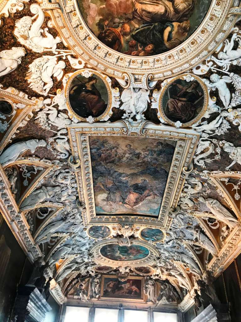 Inside Doge's Palace Inside Doge's Palace, St. Mark's square