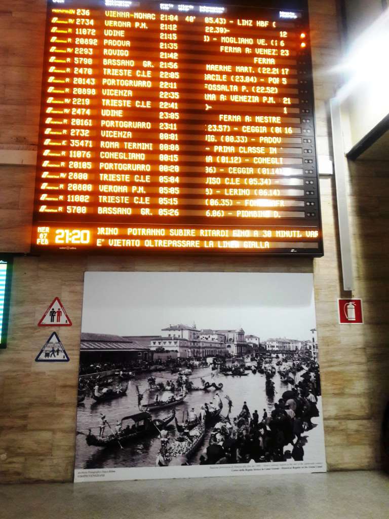 Inside Santa Lucia Train Station, Venice Inside Santa Lucia Train Station, Venice