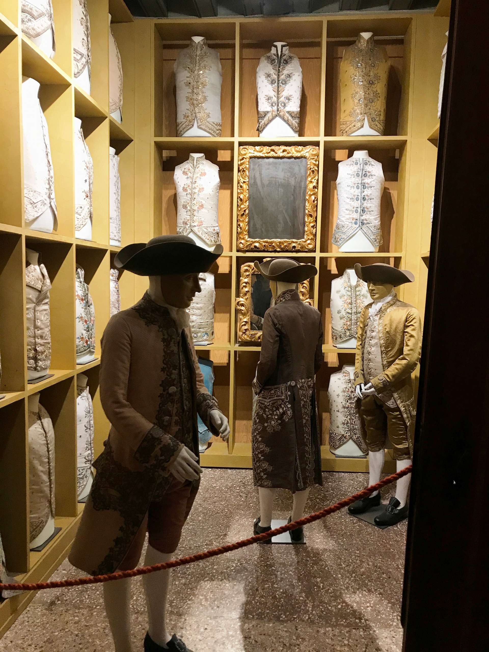 Palazzo Mocenigo Museum - historic costumes, Carnival Venice Italy