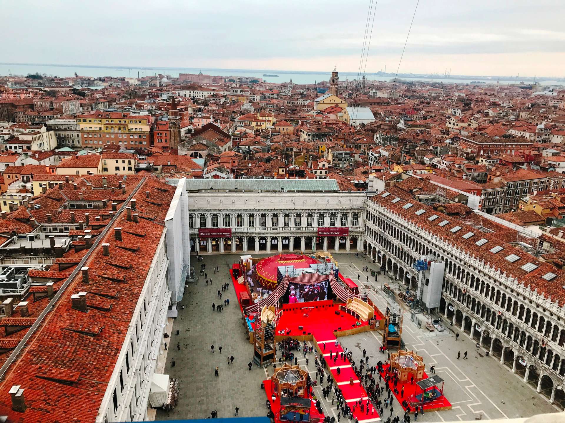 Piazza San Marco view from The Campanile