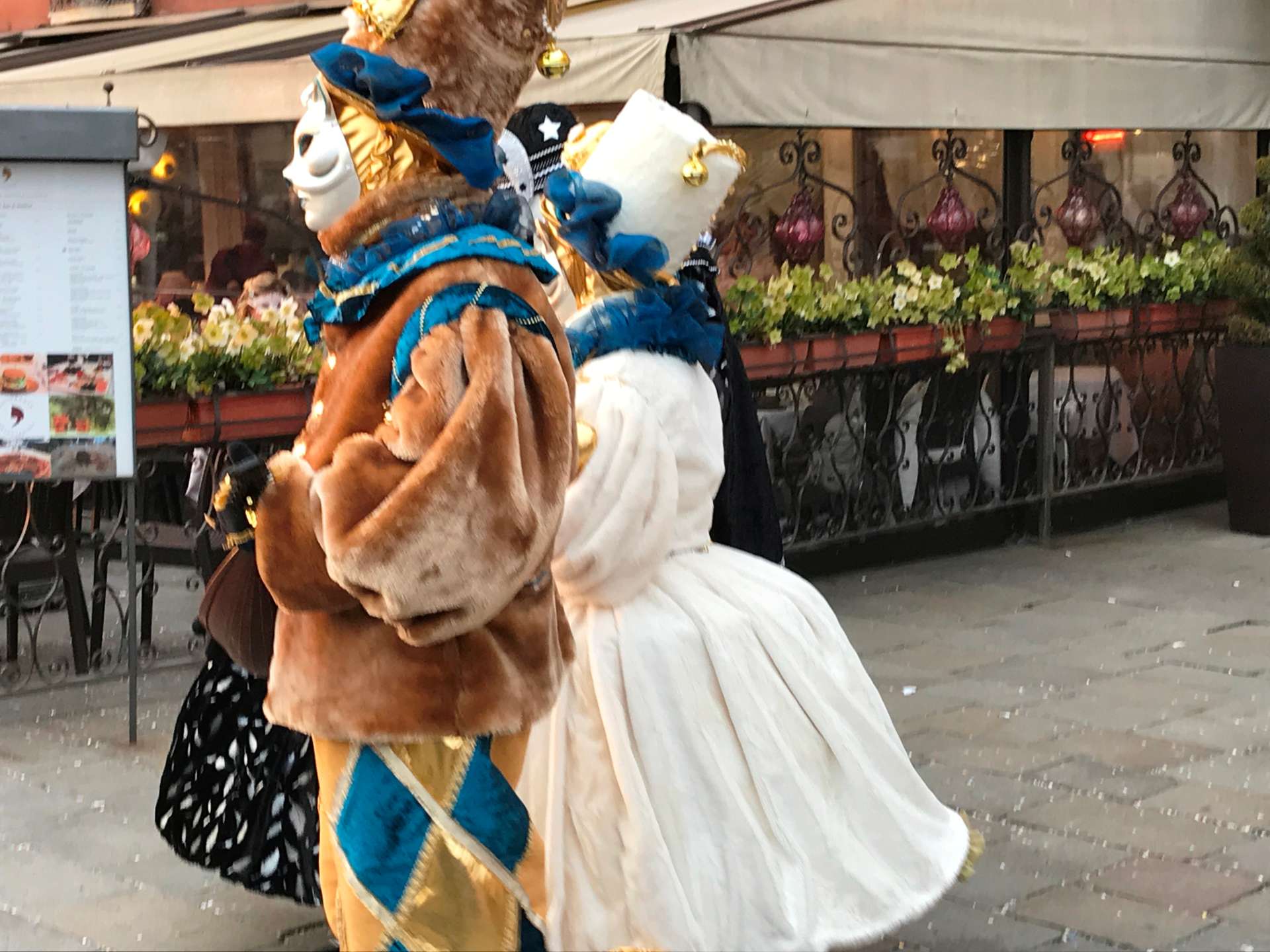 Venice Carnival -costumed couple