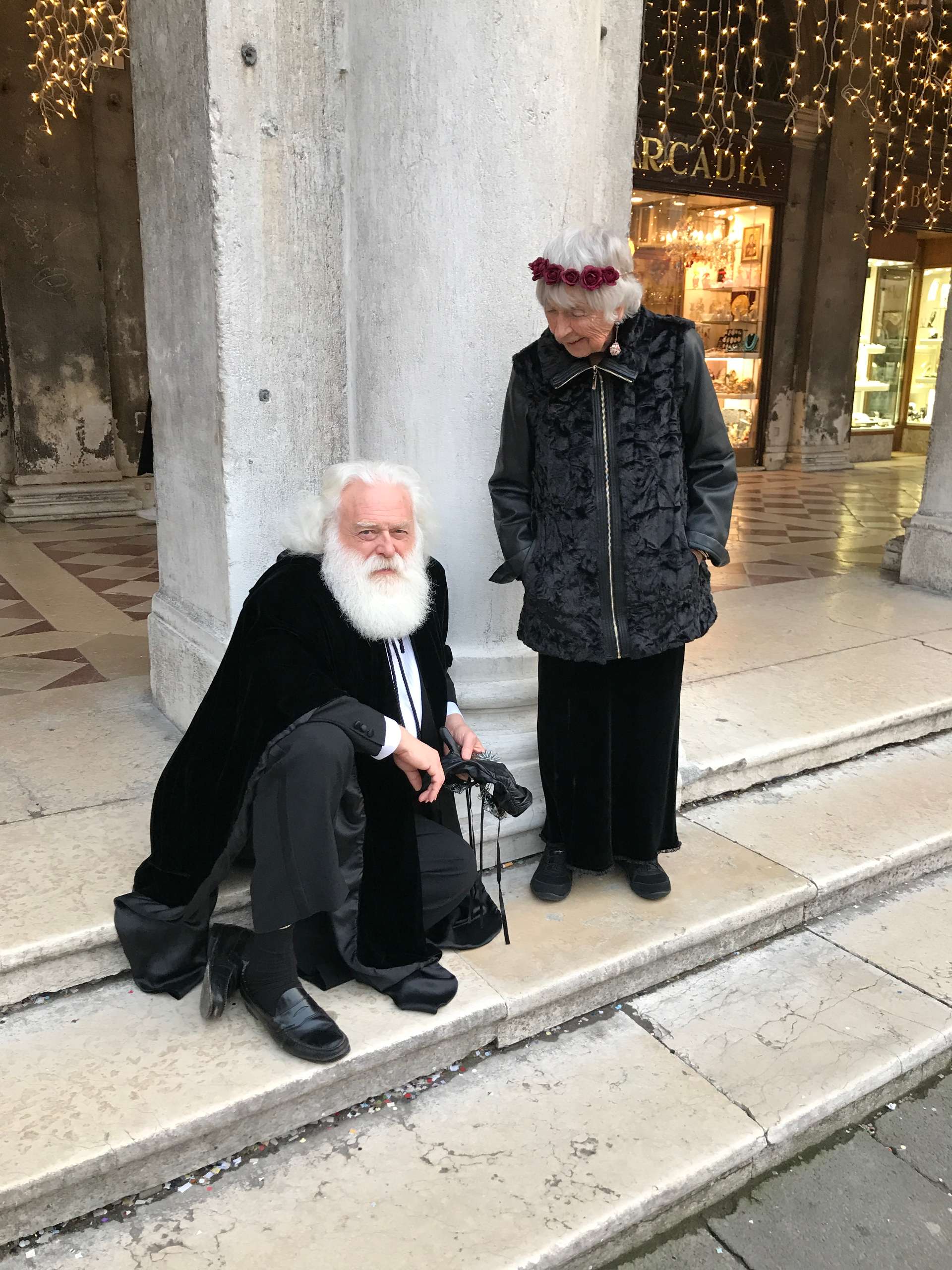 Venice Italy Carnival -nice old couple