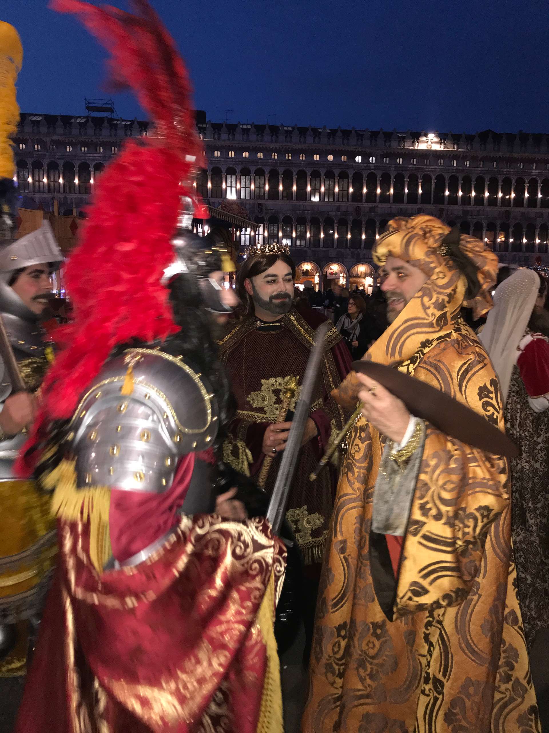 Venice Carnival Italy - warrior costumes