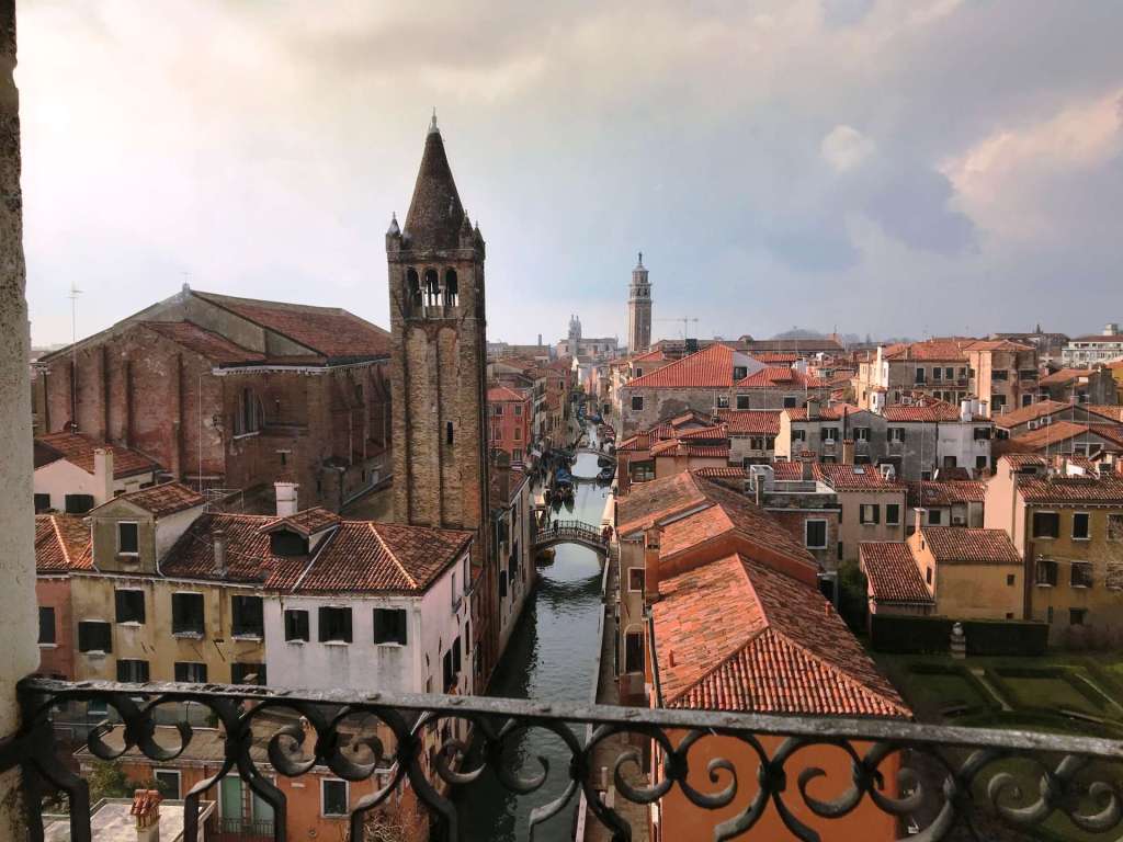 View from Ca' Rezzonico, Venice View from Ca' Rezzonico