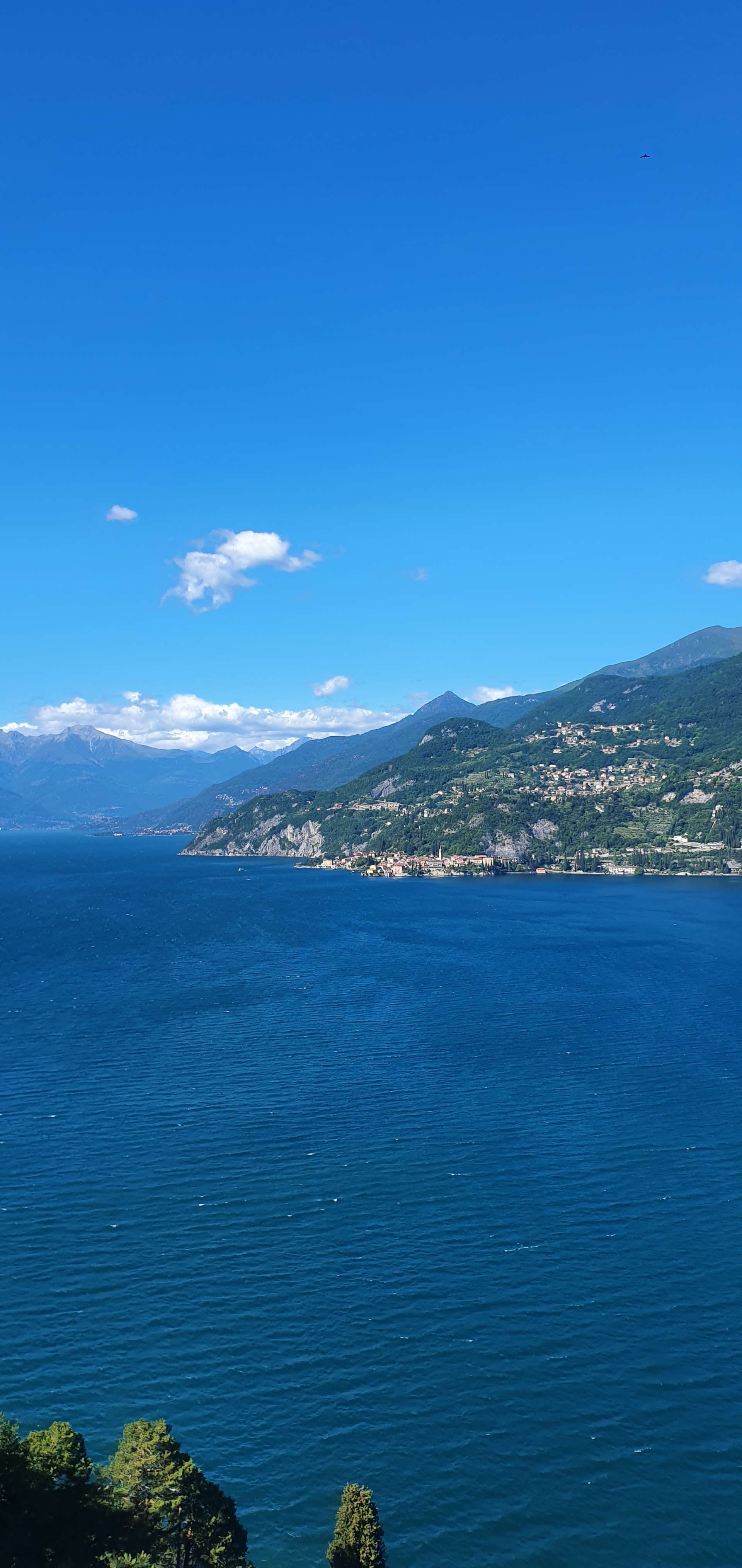 Lake como view from Villa Serbelloni, Bellagio, Italy
