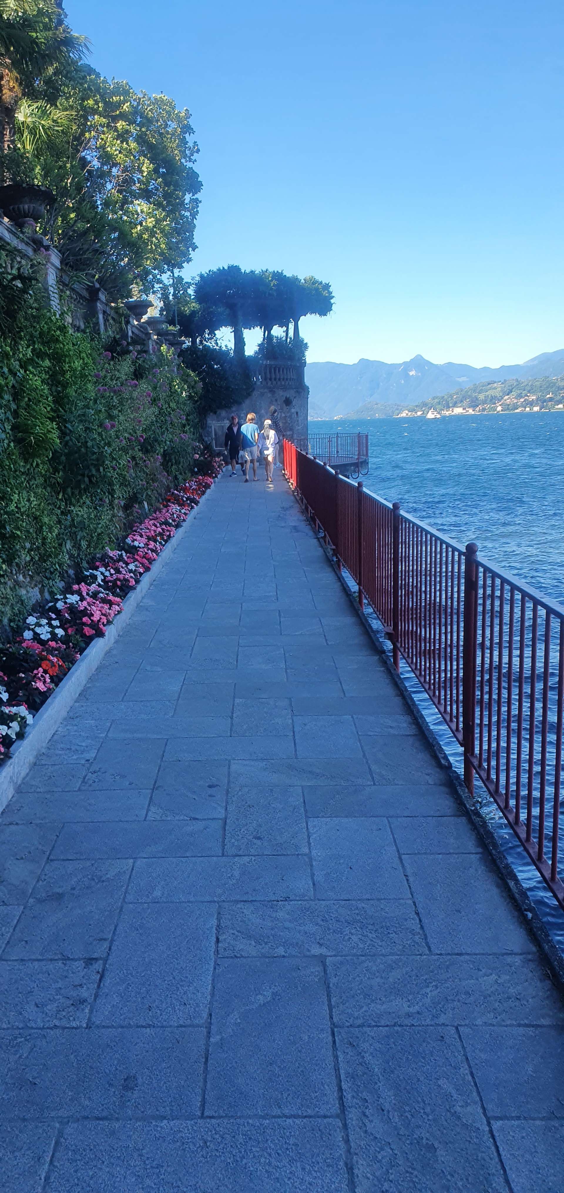 Varenna lakeshore promenade, Lake Como, Italy