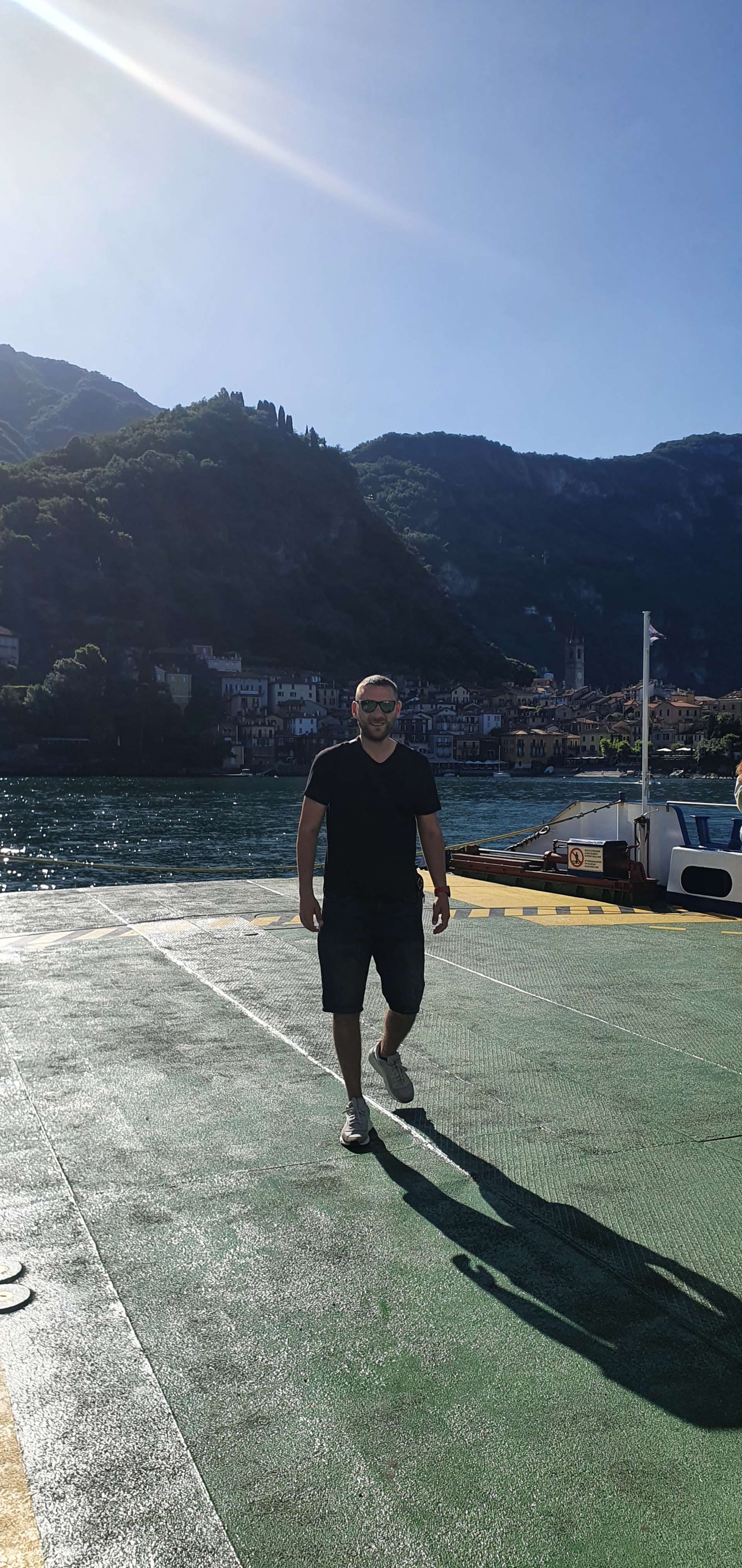 On the ferry from Menaggio to Varenna