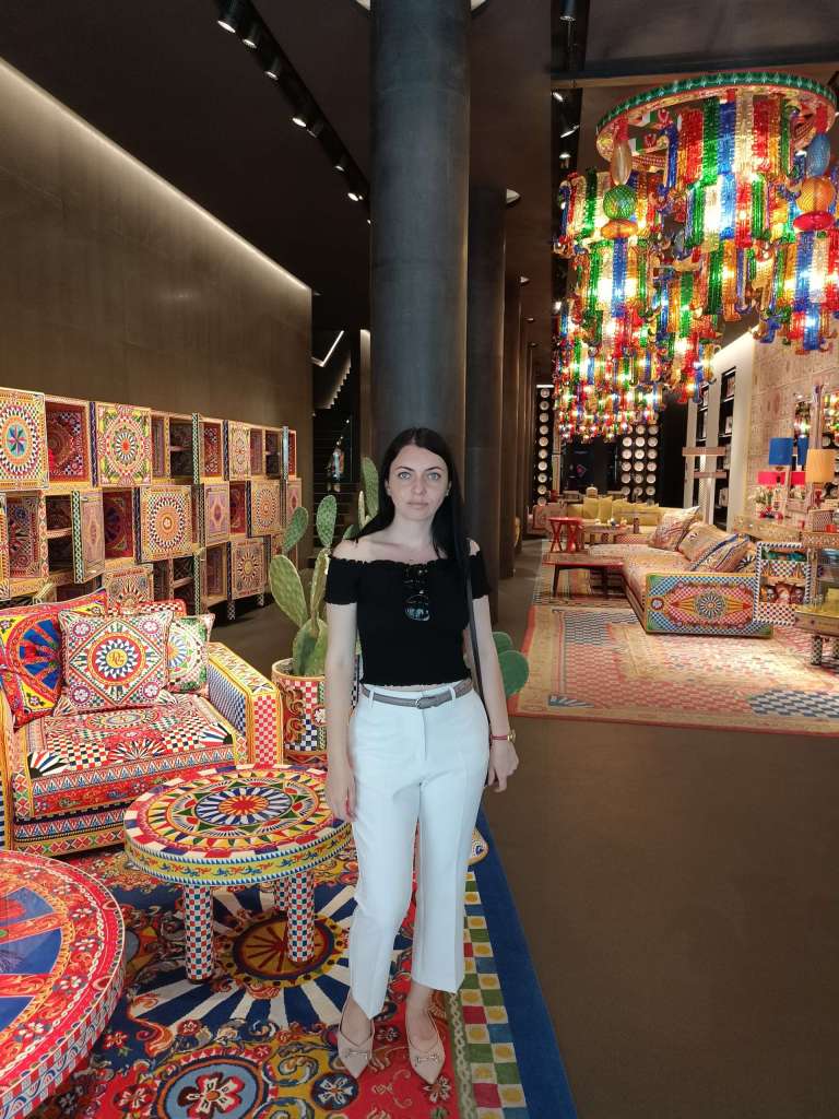 Colorful Dolce and Gabbana store