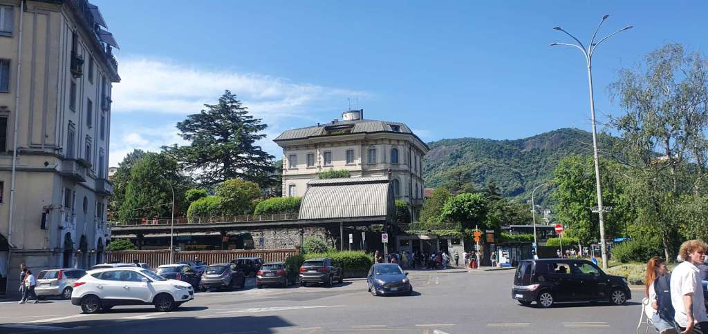 Como Lago train station, Como, Italy