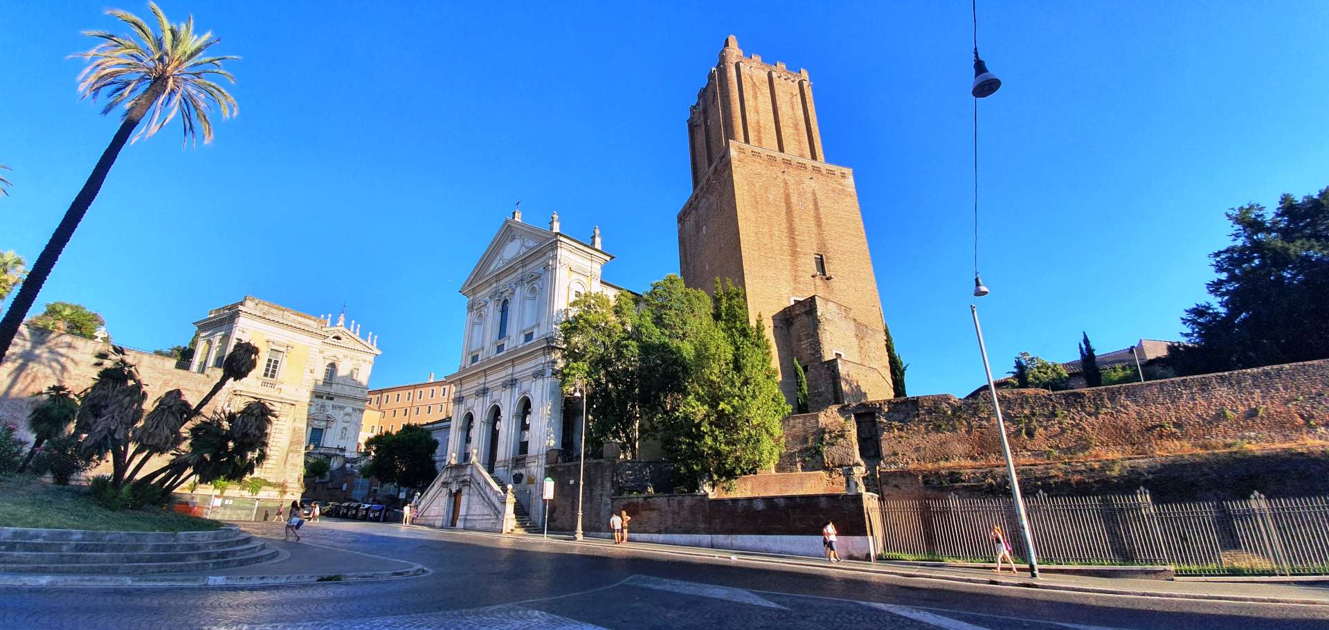Largo Magnanapoli - near Altare della Patria and the Capitoline Hill - the eternal city Rome Italy