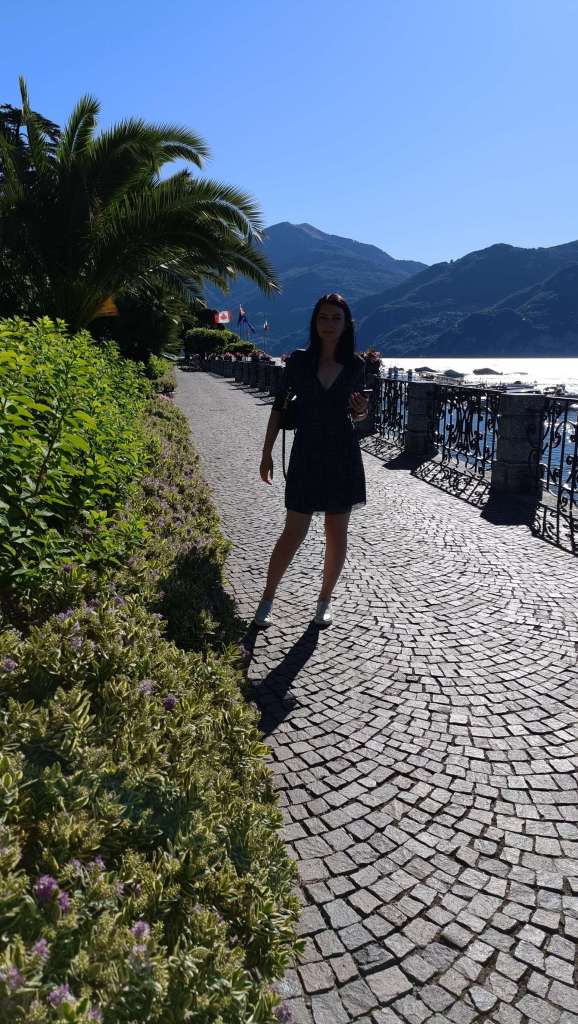 Menaggio, Lake Como, Italy famous promenade Menaggio, Lake Como, Italy famous promenade