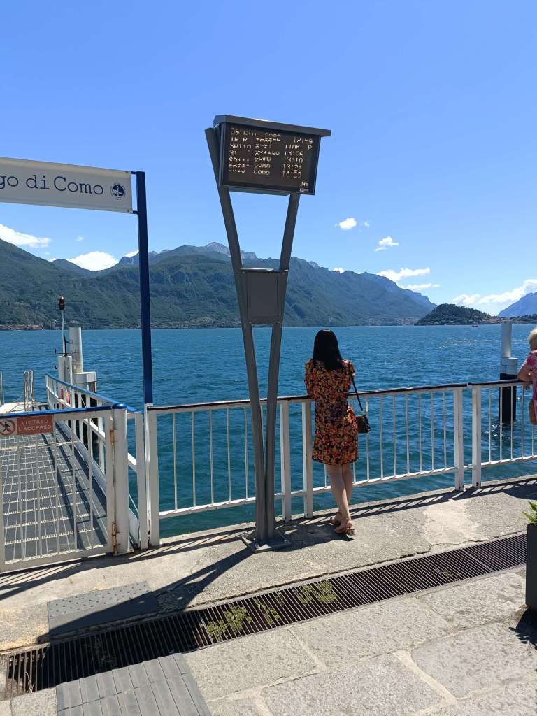 Menaggio ferry stop, Italy