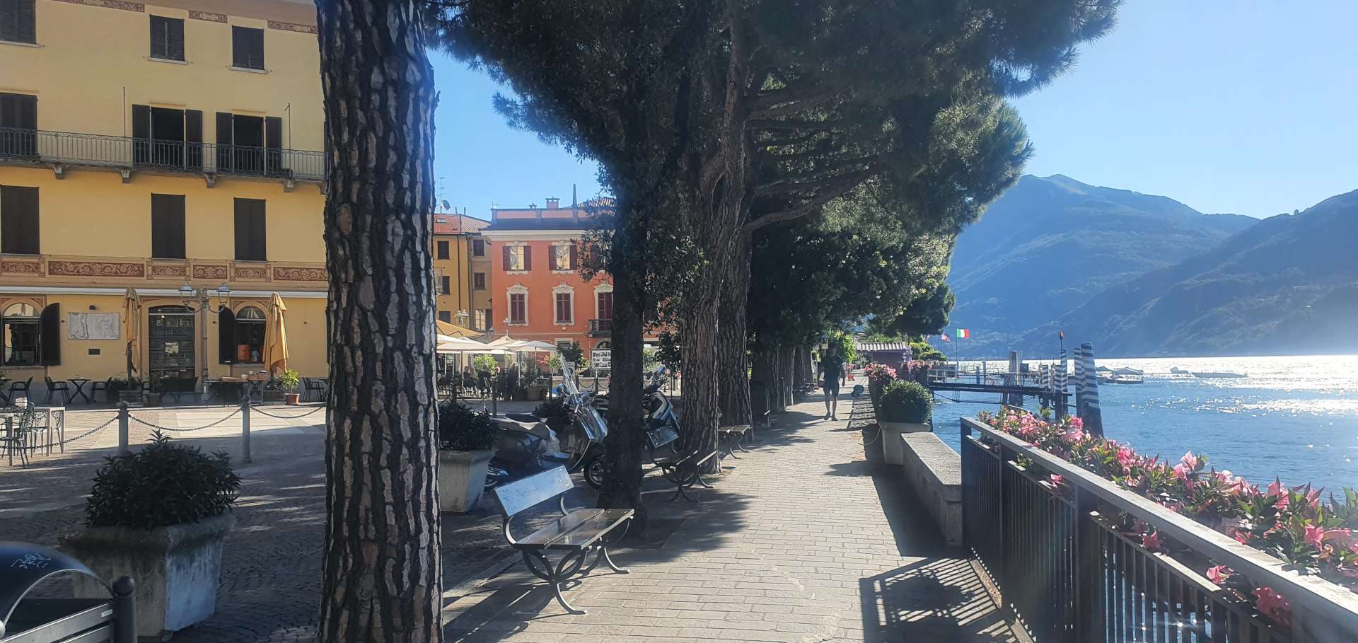 Menaggio promeade - Lake Como, Italy Menaggio promeade - Lake Como, Italy