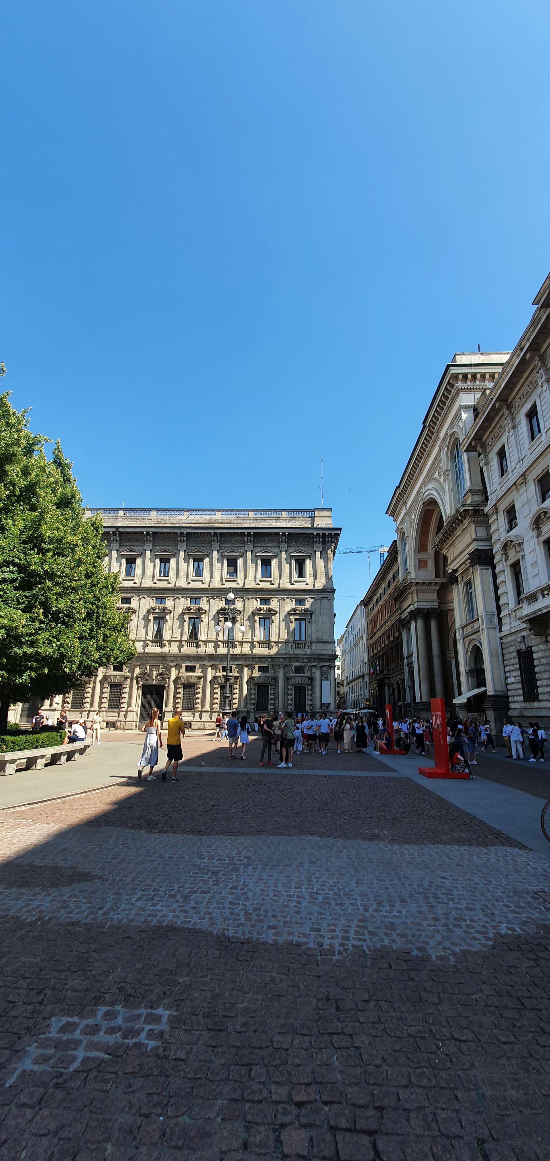 Palazzo Marino - Milan city hall, Italy, out of Galleria Vittorio Emanuele II