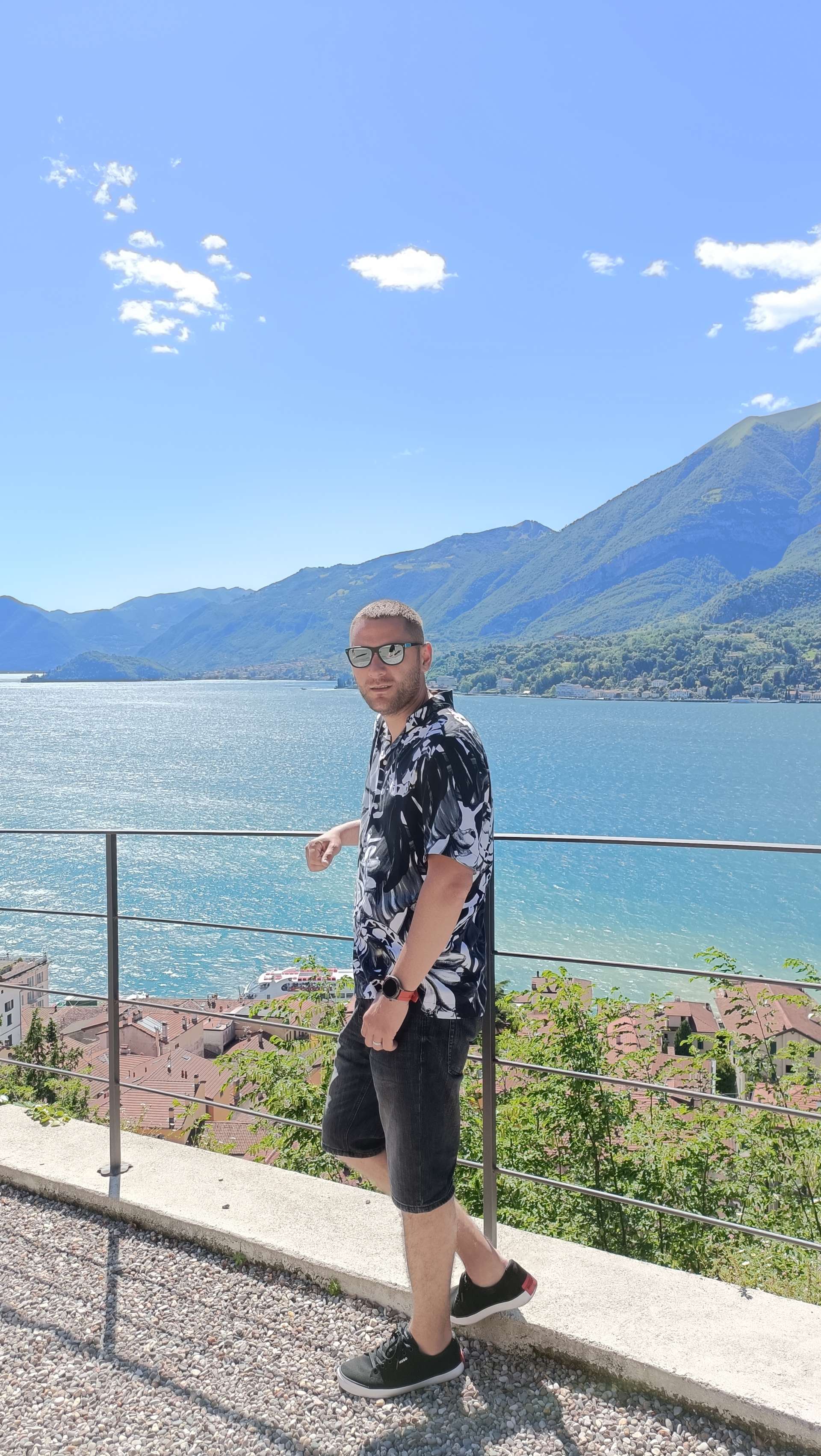 Panoramic view from Villa Serbelloni's park