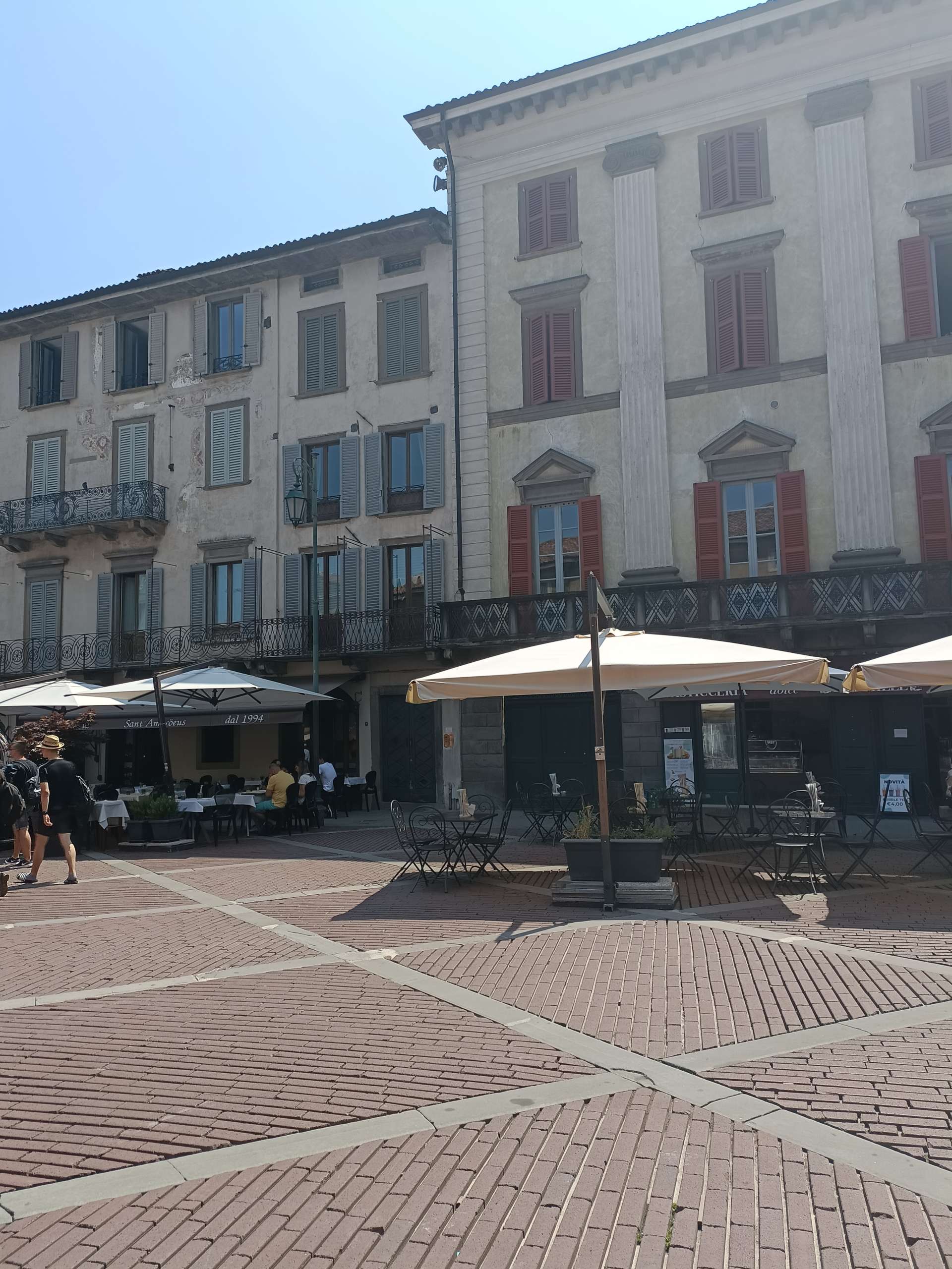 Restaurants in Piazza Vecchia, bergamo citta alta