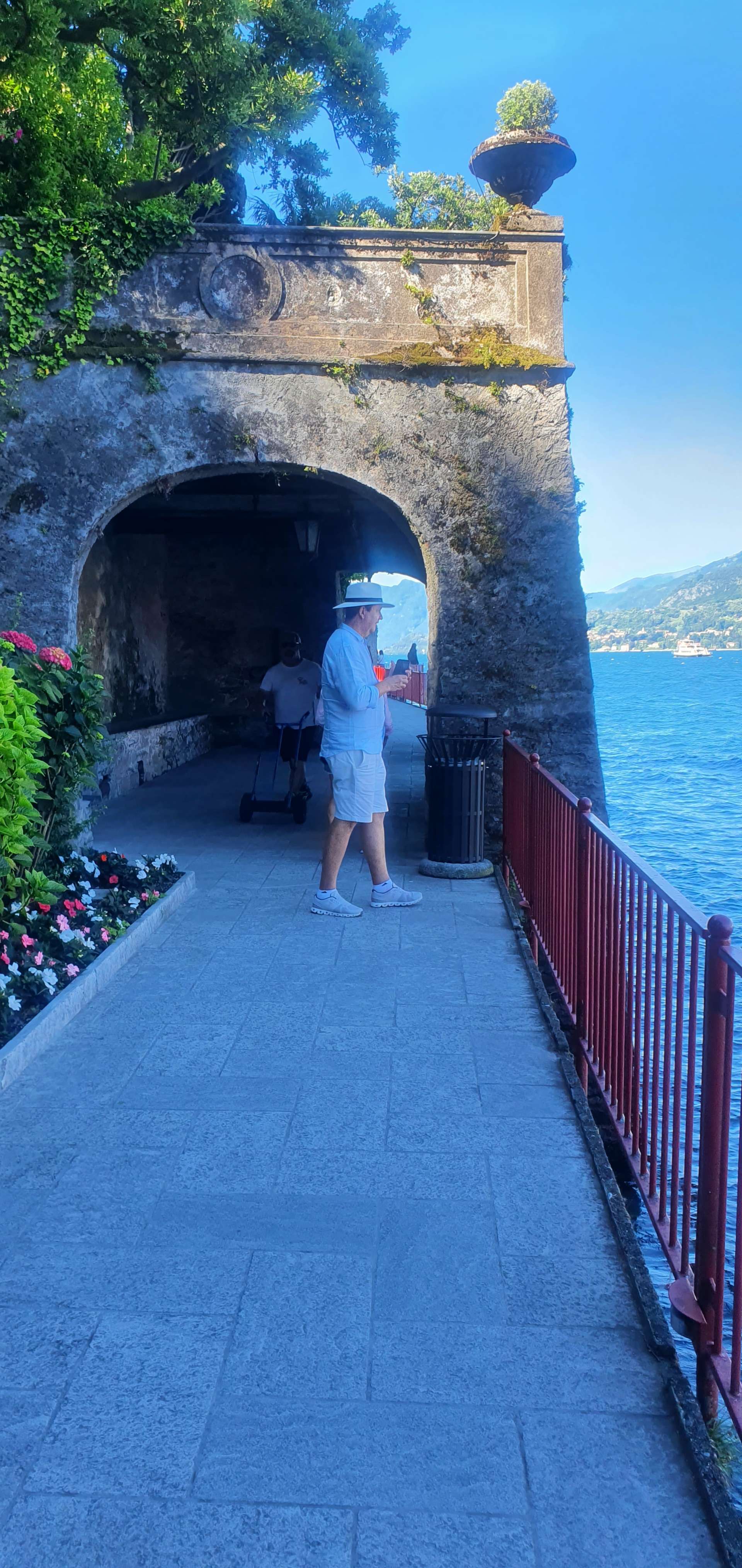 Varenna lakeshore promenade, Lake Como, Italy