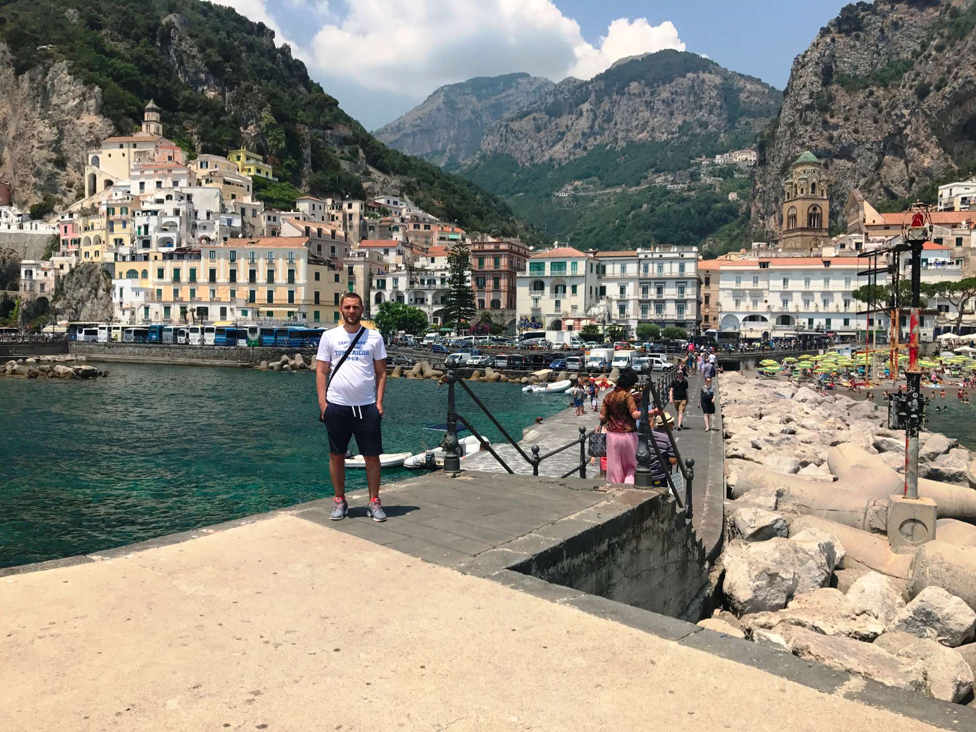 Amalfi village view