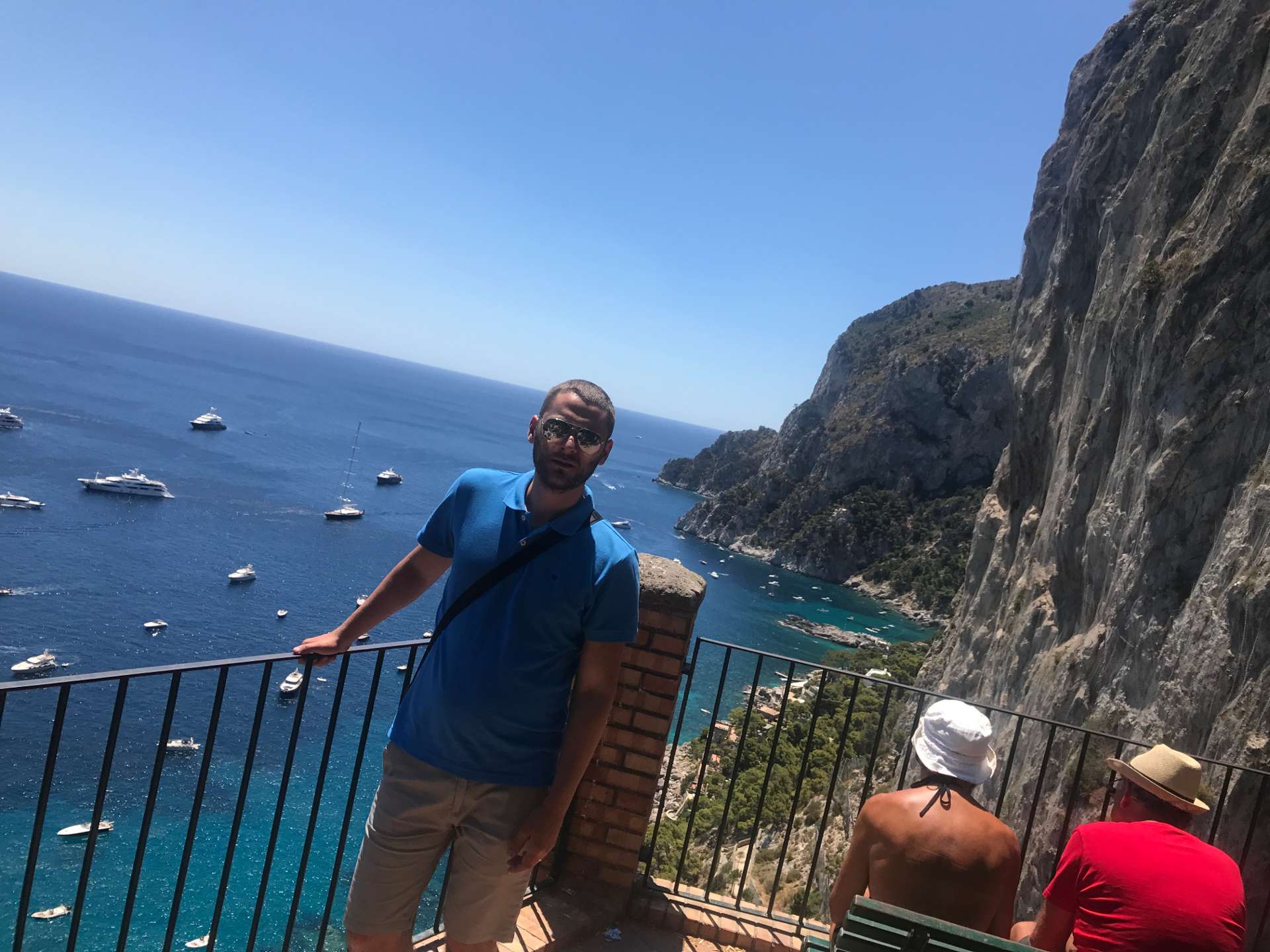 View from  the observation deck in the Augustus Gardens