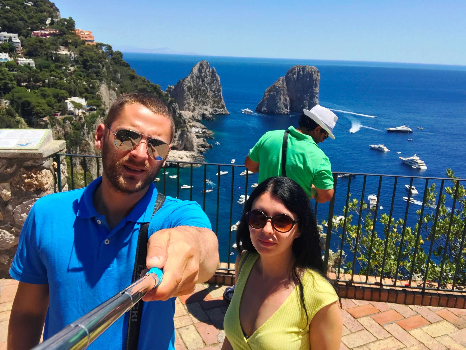 Capri - Faraglioni rocks in the back