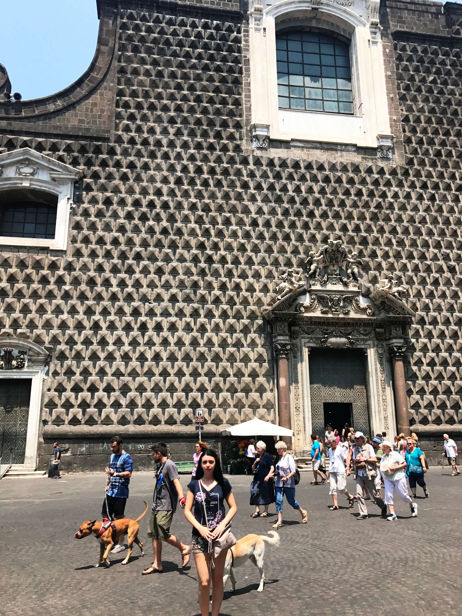 Napoli - Church of Gesù Nuovo Gesù Nuovo, near Via dei Tribunali, Metropolitan city of Naples