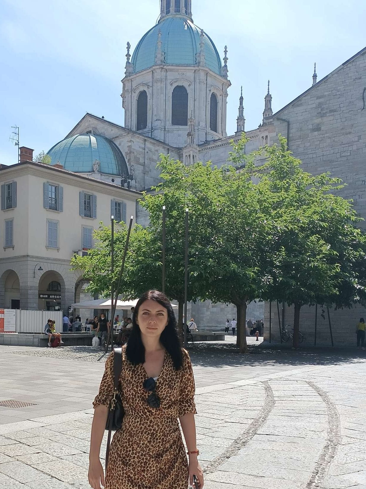Piazza Guido Grimoldi, Como old town, Italy