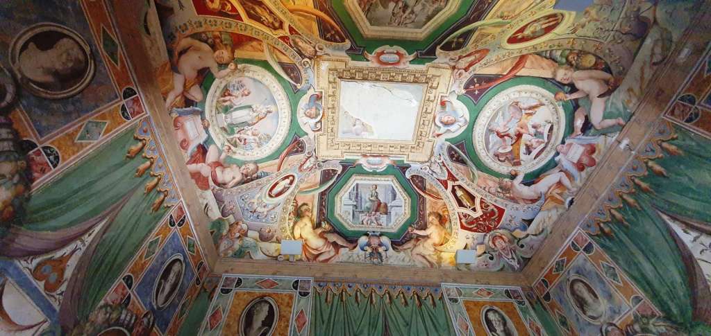 The Hall of Nobility, at Villa d'Este in Tivoli The Hall of Nobility, at Villa d'Este in Tivoli