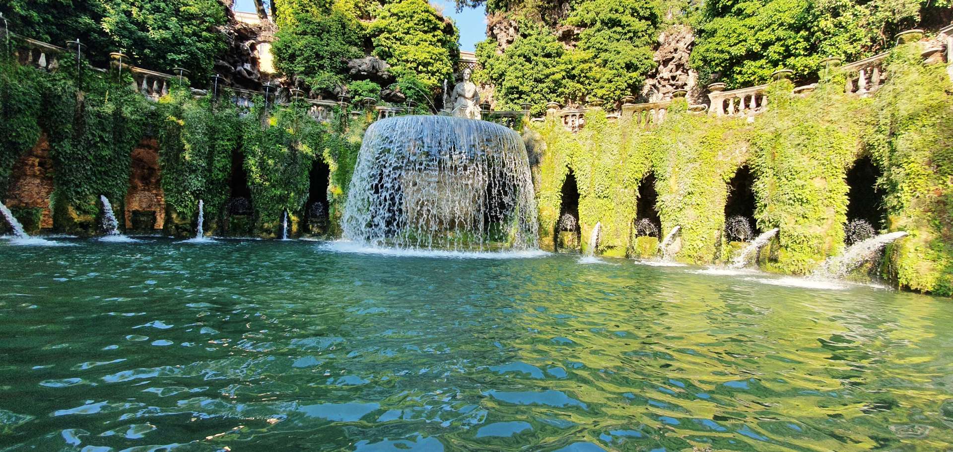 The Fountain dell Ovato, at Villa d'Este in Tivoli, Italy