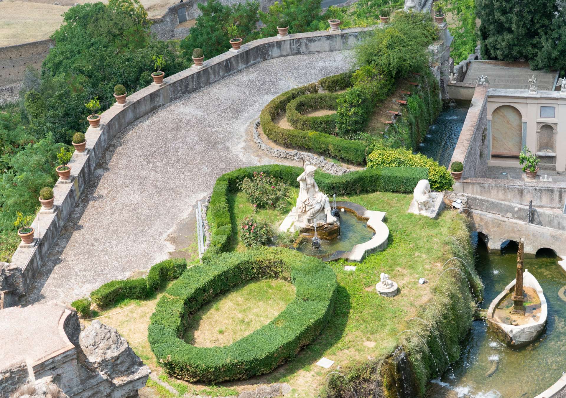 Fontana della Rometta, Villa d'Este, Piazza Trento, Tivoli
