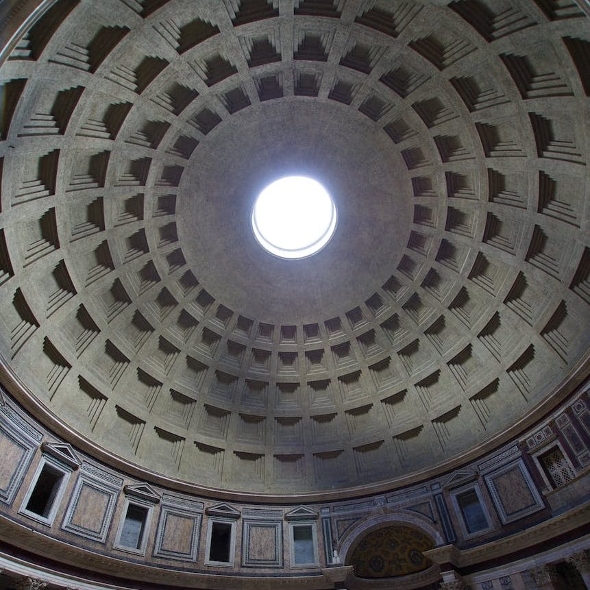 Inside the Pantheon in Rome Inside the Pantheon, Piazza della Rotonda - Photo by Kyle Killam on Pexels.com