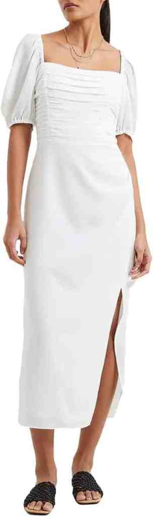 Afina Verona Ruched Midi Dress French Connection