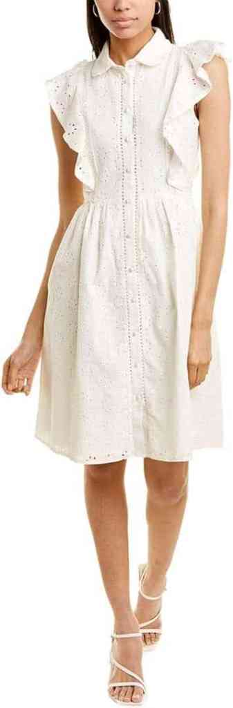 French Connection Duna Lawn Embroidery Dress
