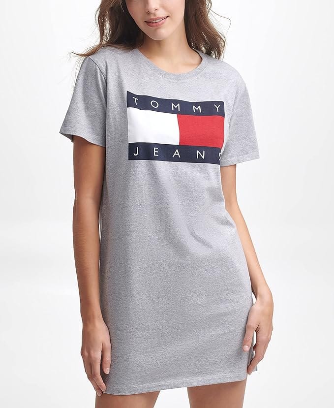 Tommy Hilfiger Women's Graphic T-Shirt Dress Casual